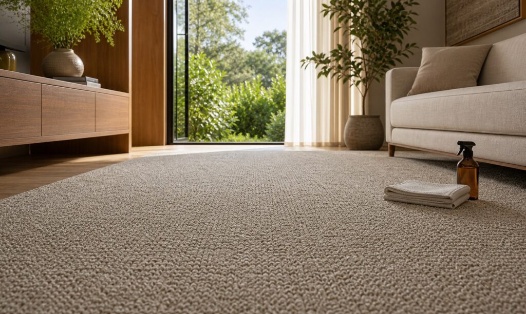 como tirar cheiro de carpete em ambiente contemporâneo elegante